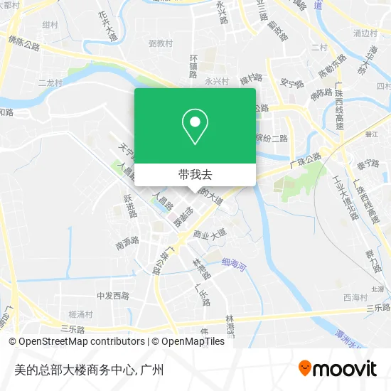 美的总部大楼商务中心地图