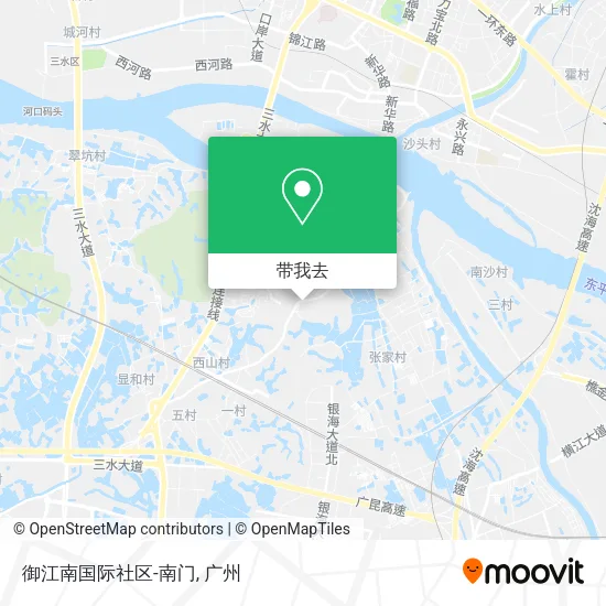 御江南国际社区-南门地图