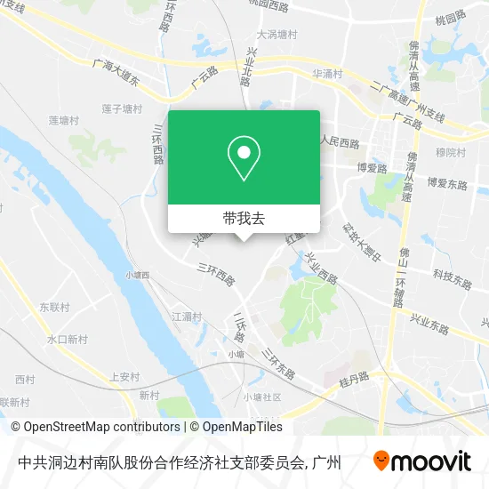 中共洞边村南队股份合作经济社支部委员会地图