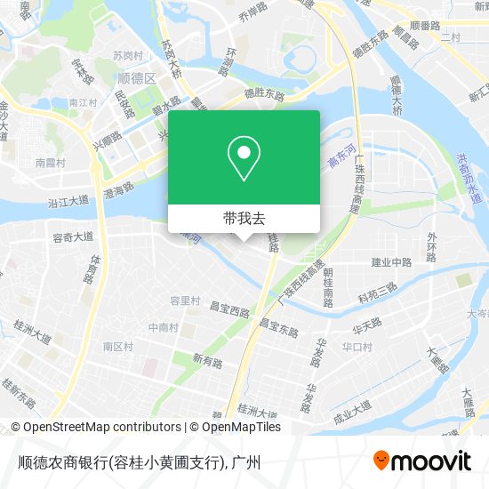 顺德农商银行(容桂小黄圃支行)地图