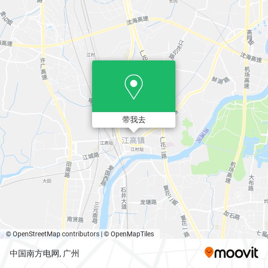 中国南方电网地图
