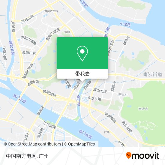 中国南方电网地图