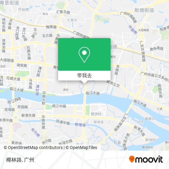椰林路地图