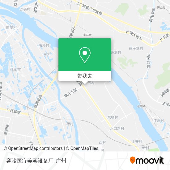 容骏医疗美容设备厂地图