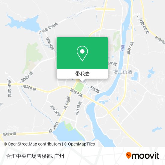 合汇中央广场售楼部地图