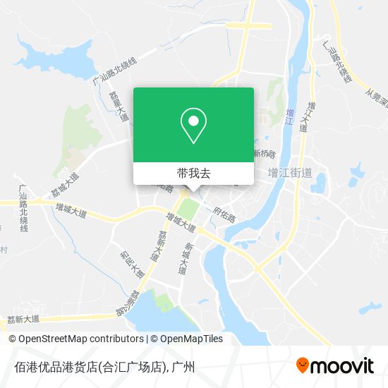 佰港优品港货店(合汇广场店)地图
