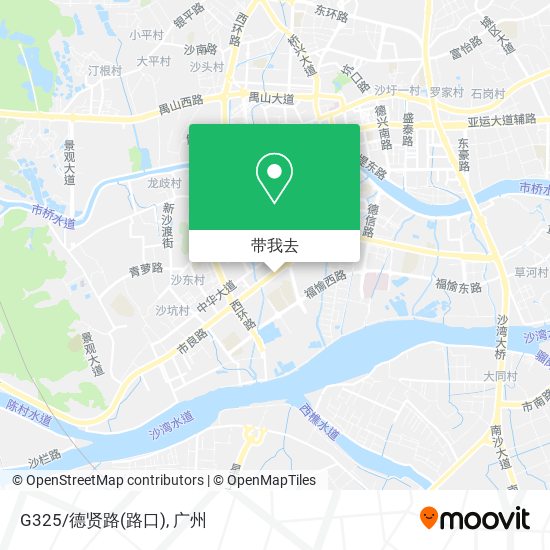 G325/德贤路(路口)地图