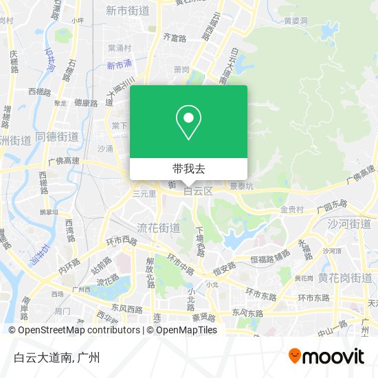 白云大道南地图