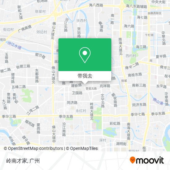 岭南才家地图