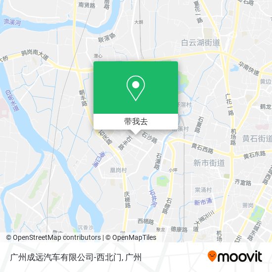 广州成远汽车有限公司-西北门地图