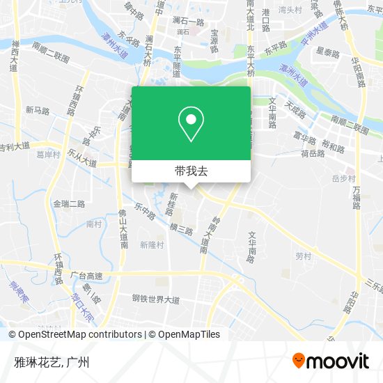 雅琳花艺地图