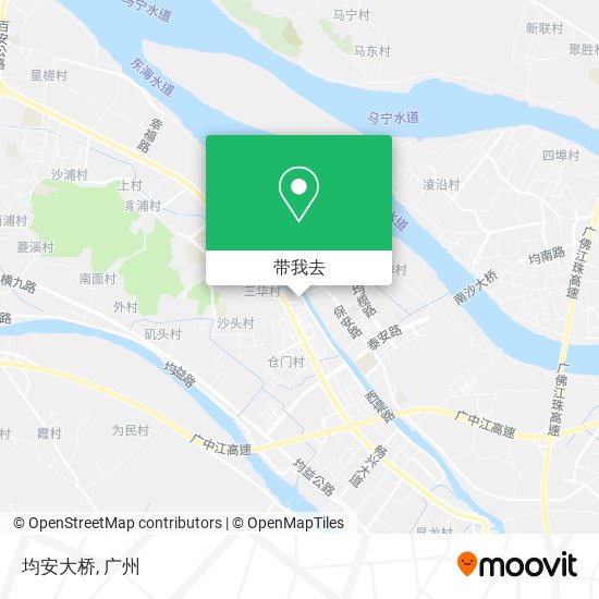 均安大桥地图