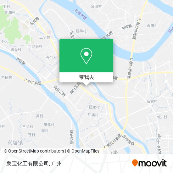泉宝化工有限公司地图