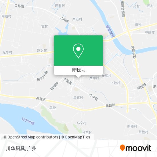川华厨具地图