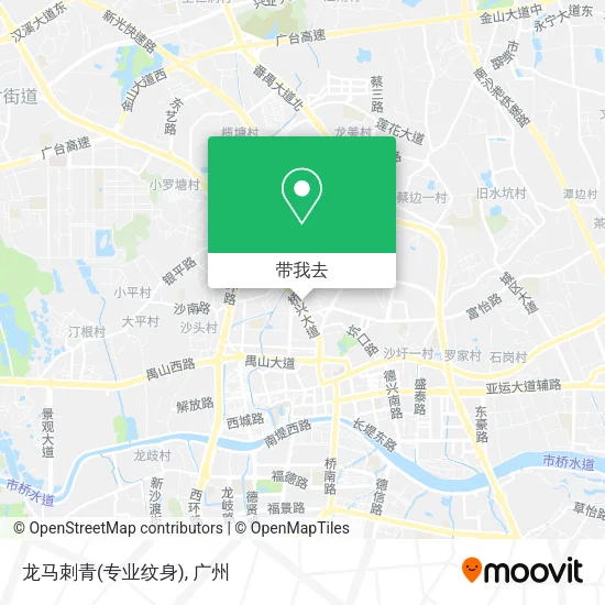 龙马刺青(专业纹身)地图
