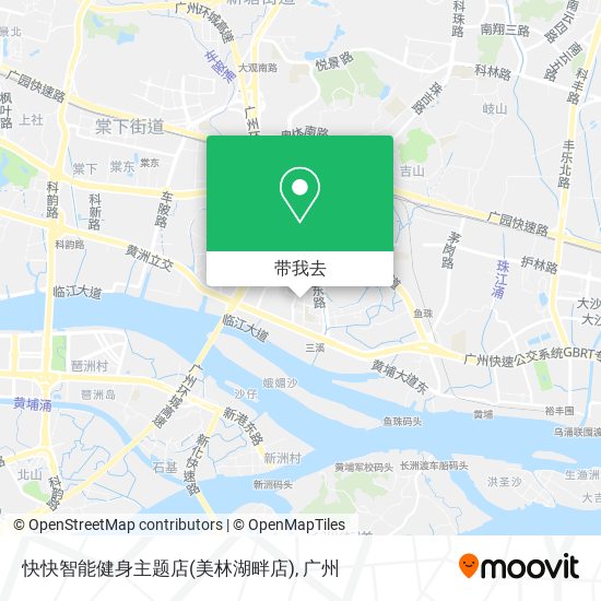 快快智能健身主题店(美林湖畔店)地图
