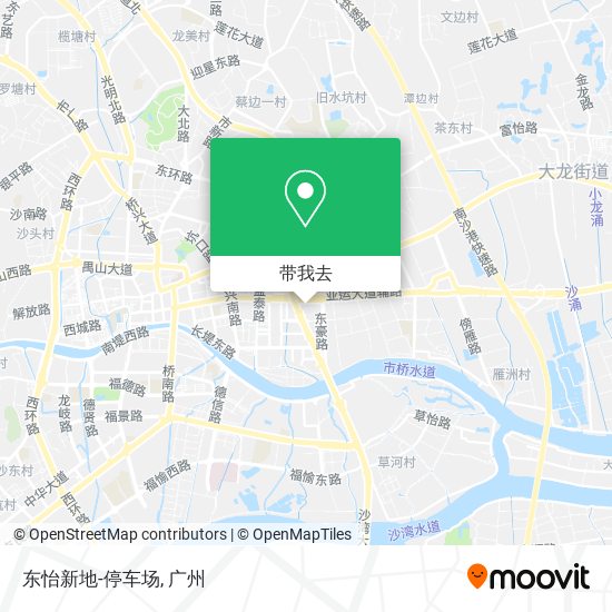 东怡新地-停车场地图