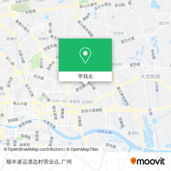 顺丰速运凛边村营业点地图