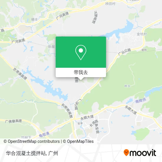 华合混凝土搅拌站地图