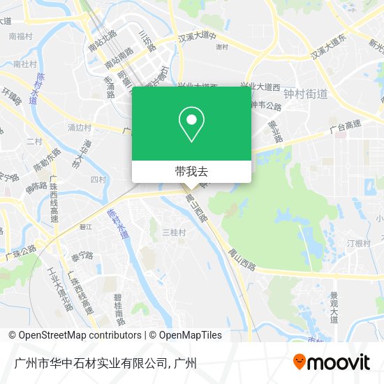 广州市华中石材实业有限公司地图