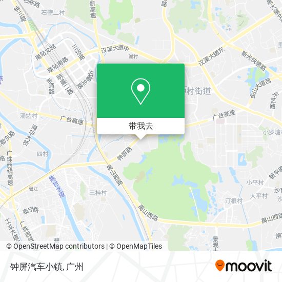钟屏汽车小镇地图