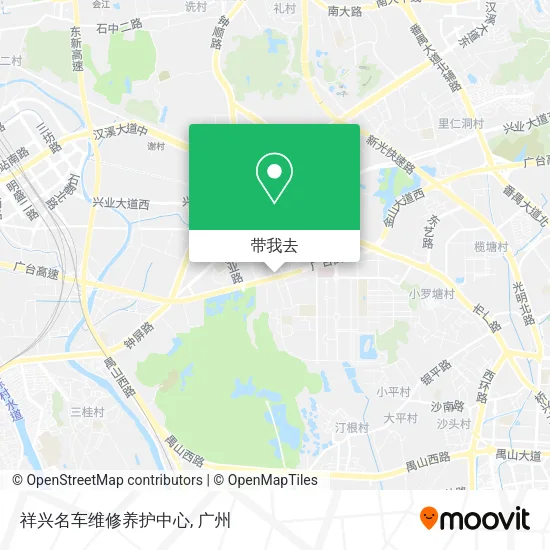 祥兴名车维修养护中心地图