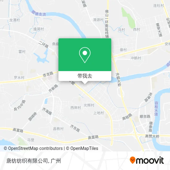 唐纺纺织有限公司地图