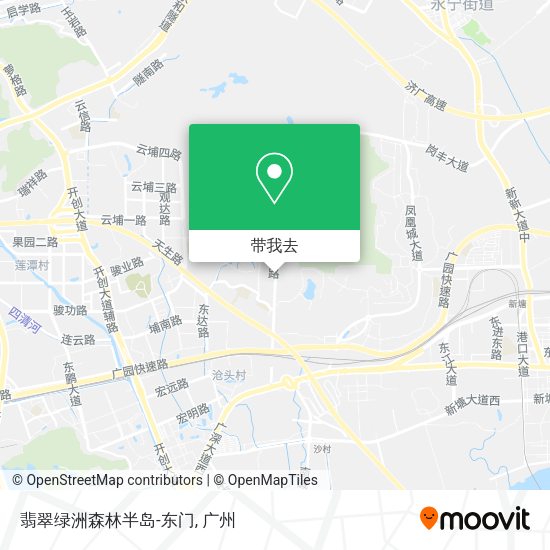 翡翠绿洲森林半岛-东门地图