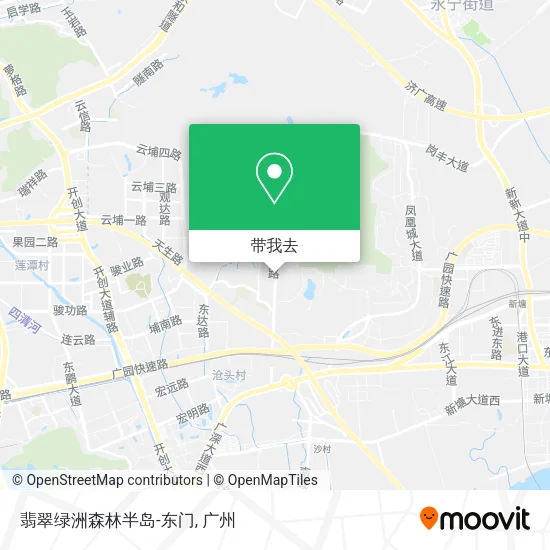 翡翠绿洲森林半岛-东门地图