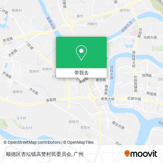顺德区杏坛镇高赞村民委员会地图