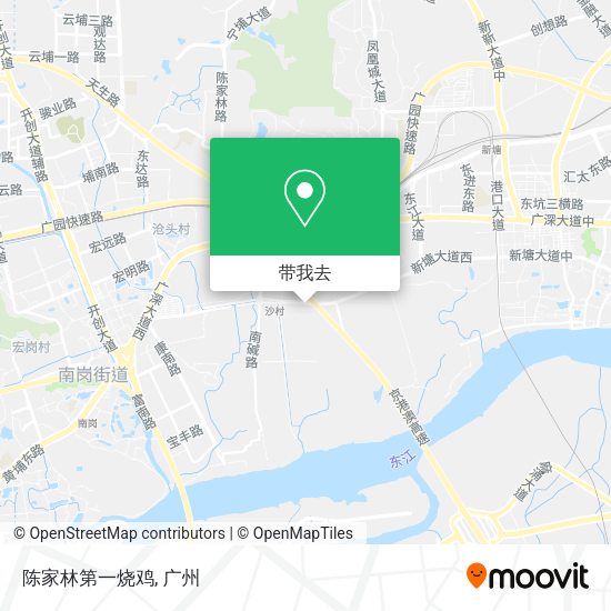 陈家林第一烧鸡地图