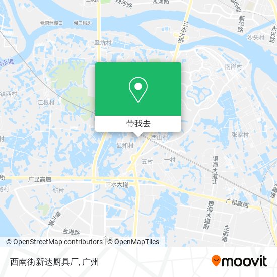 西南街新达厨具厂地图