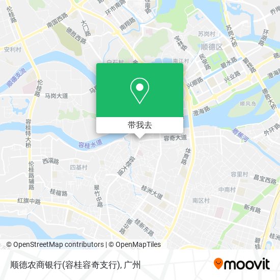 顺德农商银行(容桂容奇支行)地图