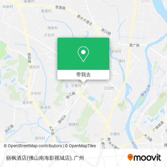 丽枫酒店(佛山南海影视城店)地图