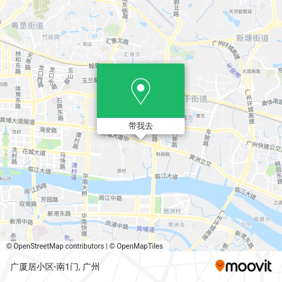 广厦居小区-南1门地图