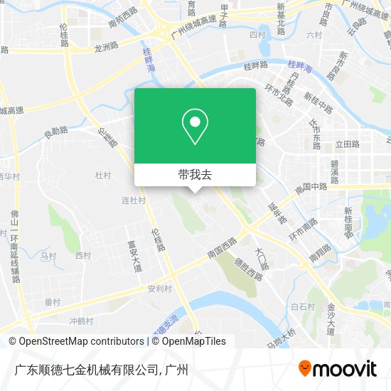 广东顺德七金机械有限公司地图