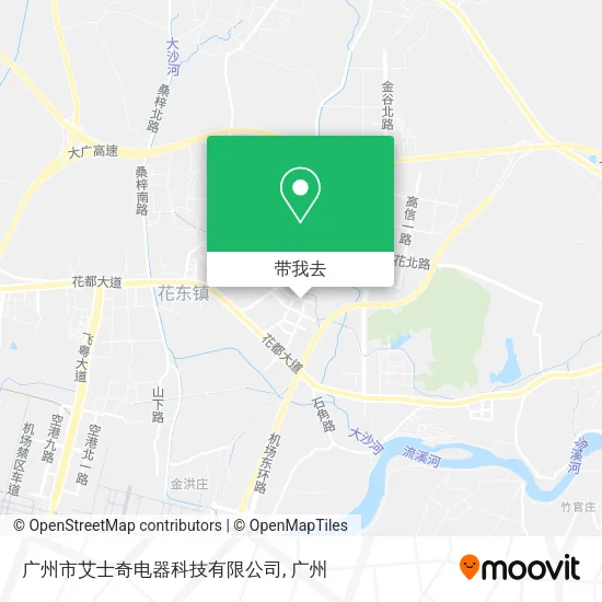 广州市艾士奇电器科技有限公司地图