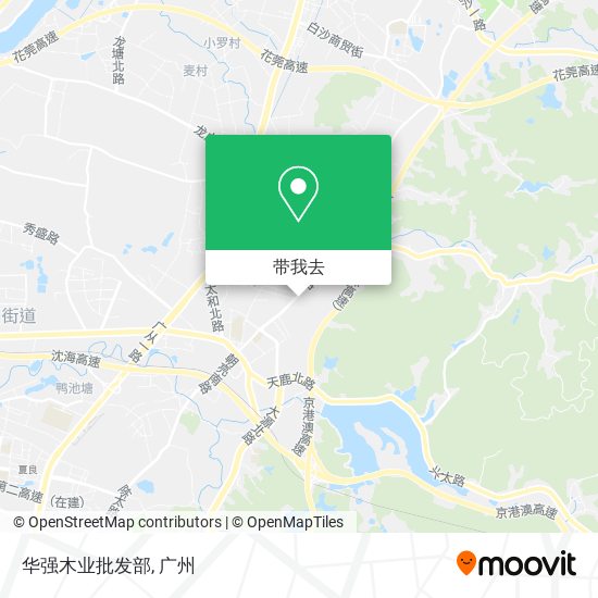 华强木业批发部地图