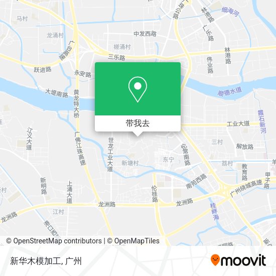 新华木模加工地图