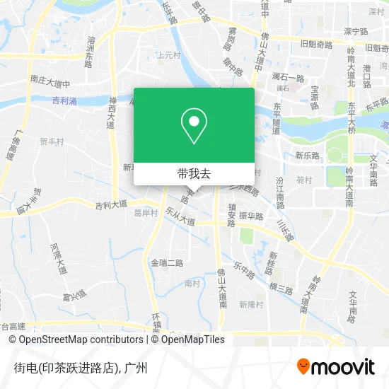 街电(印茶跃进路店)地图
