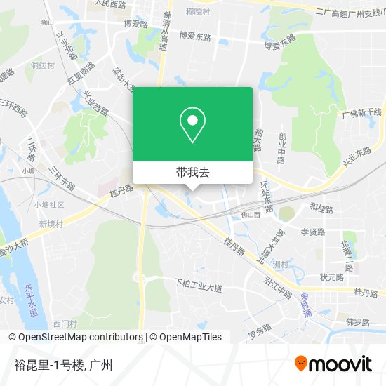 裕昆里-1号楼地图