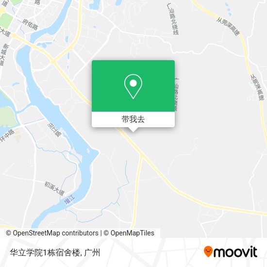 华立学院1栋宿舍楼地图