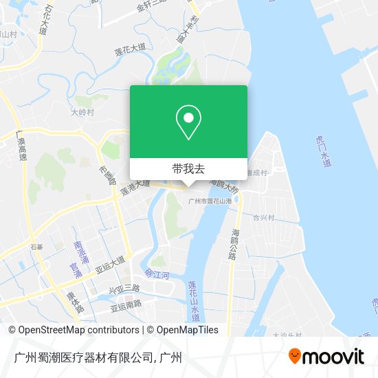 广州蜀潮医疗器材有限公司地图