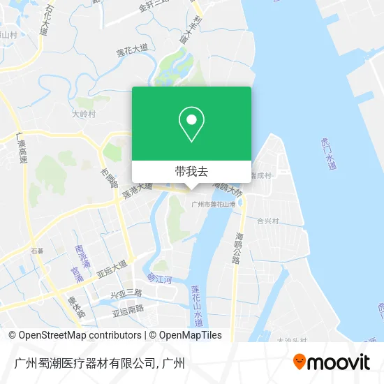 广州蜀潮医疗器材有限公司地图