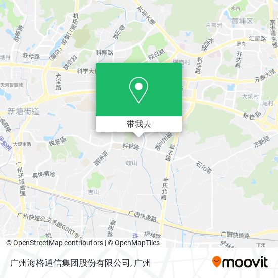 广州海格通信集团股份有限公司地图