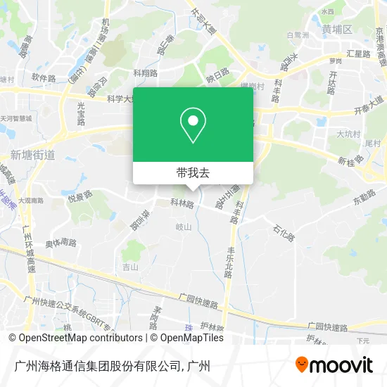 广州海格通信集团股份有限公司地图