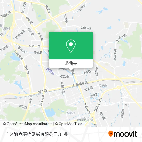 广州迪克医疗器械有限公司地图