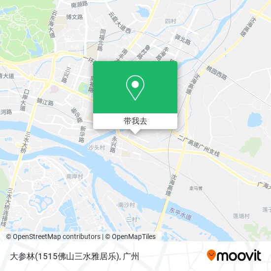 大参林(1515佛山三水雅居乐)地图