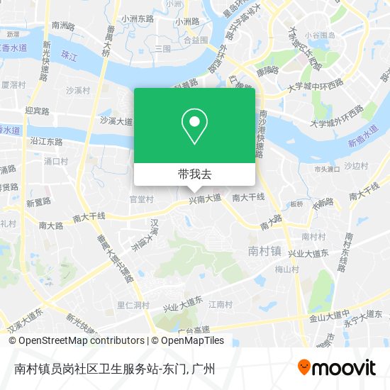 南村镇员岗社区卫生服务站-东门地图