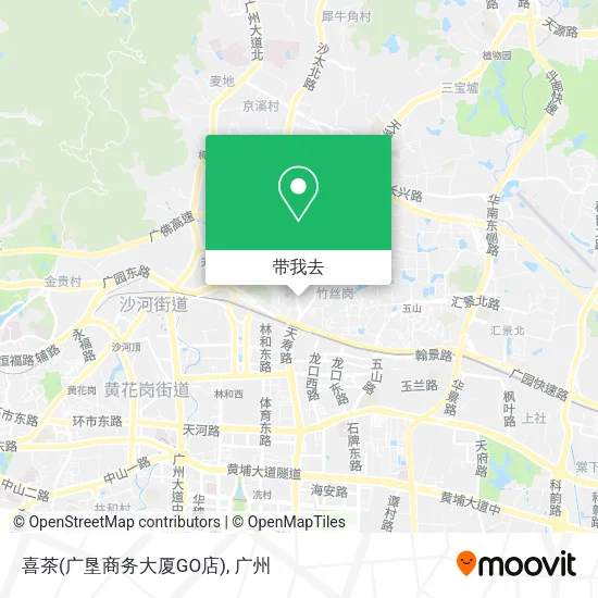 喜茶(广垦商务大厦GO店)地图